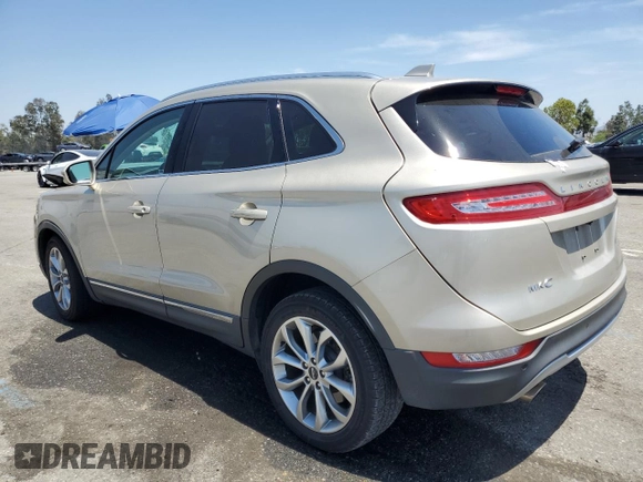 2017 Lincoln MKC Select with VIN 5LMCJ2C95HUL46087, listed as a Copart auction lot 58345805 with 56,326 mi miles and Salvage title. Bid and sale history available at DreamBid. Image 2.