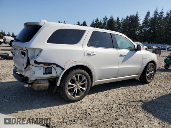 2020 Dodge Durango R/T with VIN 1C4SDJCT1LC130428, listed as a Copart auction lot 55481035 with 76,483 mi miles and Salvage title. Bid and sale history available at DreamBid. Image 3.
