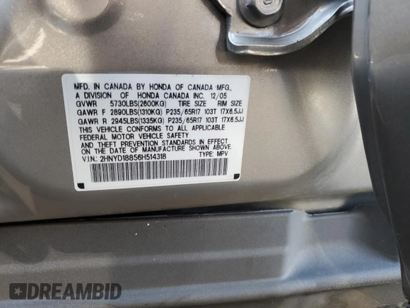 2006 Acura MDX Touring w/Navi with VIN 2HNYD18856H514318, listed as a Copart auction lot 73529634 with 152,741 mi miles and Salvage Title. Bid and sale history available at carsss.com. Image 13.