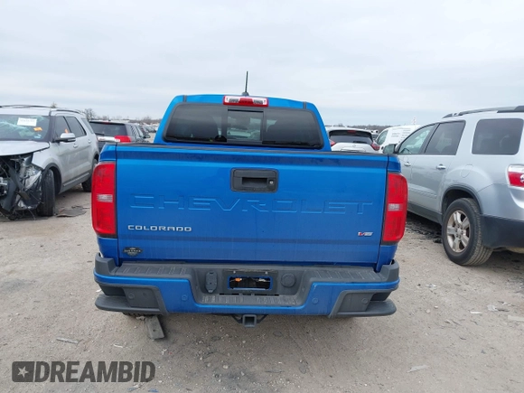 2022 Chevrolet Colorado 4WD Z71 with VIN 1GCGTDEN1N1316915, listed as a IAAI auction lot 41636710 with 13,543 mi miles and . Bid and sale history available at DreamBid. Image 16.