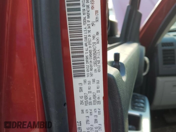 2009 Dodge Nitro SLT with VIN 1D8GU58K89W541718, listed as a Copart auction lot 79439964 with 105,457 mi miles and Clean title. Bid and sale history available at DreamBid. Image 14.