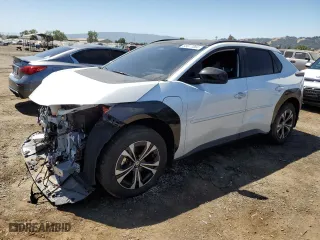 2024 Toyota bZ4X XLE with VIN JTMAAAAA4RA030432, listed as a Copart auction lot 66617064 with 15,180 mi miles and Salvage Title. Bid and sale history available at carsss.com. Image 1.