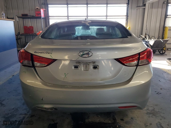 2013 Hyundai Elantra GLS PZEV with VIN 5NPDH4AE7DH442553, listed as a Copart auction lot 87418364 with 165,324 mi miles and Salvage Title. Bid and sale history available at carsss.com. Image 6.