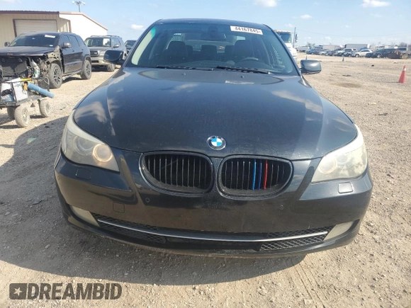 2008 BMW 5 Series 550i with VIN WBANW53568CT49017, listed as a Copart auction lot 44167845 with 159,396 mi miles and Salvage Title. Bid and sale history available at carsss.com. Image 5.