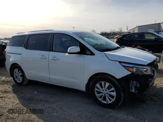 2016 Kia Sedona LX with VIN KNDMB5C19G6191180, listed as a Copart auction lot 51495165 with 119,778 mi miles and Salvage Title. Bid and sale history available at carsss.com. Image 4.