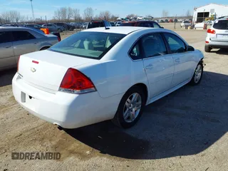 2013 Chevrolet Impala LT with VIN 2G1WG5E30D1262478, listed as a IAAI auction lot 41779808 with 186,576 mi miles and . Bid and sale history available at DreamBid. Image 4.