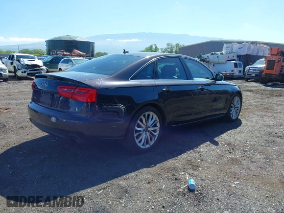 2013 Audi A6 2.0T Premium Plus with VIN WAUGFAFC3DN135693, listed as a IAAI auction lot 41622918 with 154,102 mi miles. Bid and sale history available at carsss.com. Image 4.