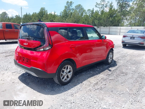 2023 Kia Soul LX with VIN KNDJ23AU7P7217855, listed as a IAAI auction lot 42191798 with 44,347 mi miles and . Bid and sale history available at DreamBid. Image 4.