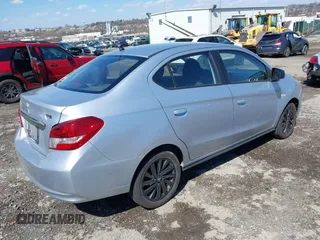 2020 Mitsubishi Mirage SE with VIN ML32F4FJ6LHF01842, listed as a IAAI auction lot 41869199 with 40,197 mi miles and . Bid and sale history available at DreamBid. Image 4.