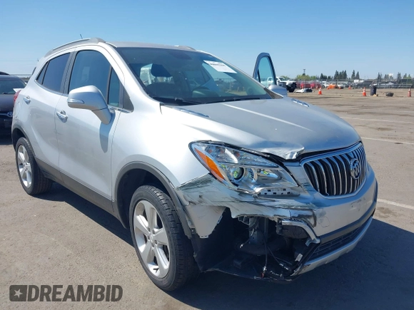 2015 Buick Encore Convenience with VIN KL4CJFSB8FB039843, listed as a IAAI auction lot 42042100 with 78,245 mi miles. Bid and sale history available at carsss.com. Image 6.