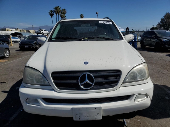 2002 Mercedes-Benz M-Class with VIN 4JGAB54E12A318056, listed as a Copart auction lot 47465095 with 176,355 mi miles and Salvage Title. Bid and sale history available at carsss.com. Image 5.