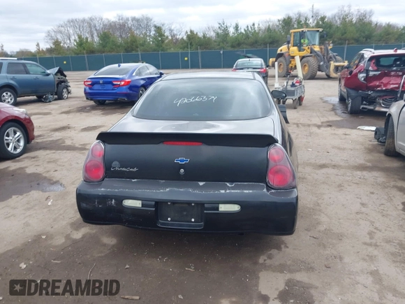 2004 Chevrolet Monte Carlo LS with VIN 2G1WW12EX49390827, listed as a IAAI auction lot 42066379 with 186,514 mi miles and . Bid and sale history available at DreamBid. Image 17.