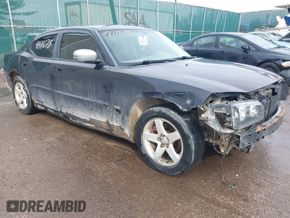 2010 Dodge Charger SXT with VIN 2B3CA3CV7AH144369, listed as a IAAI auction lot 41911678 with 235,218 mi miles. Bid and sale history available at carsss.com. Image 1.