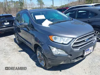 2020 Ford EcoSport SE z VIN MAJ3S2GE8LC367094, wystawiony jako IAAI lot #41859284 z przebiegiem 60 310 mil mil oraz . Historia ofert i sprzedaży dostępna na DreamBid. Obrazek 1.