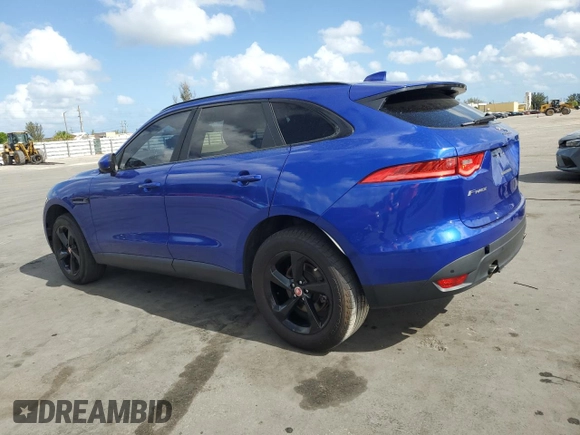 2018 Jaguar F-Pace 25t Premium with VIN SADCJ2FX1JA258666, listed as a Copart auction lot 54525345 with 121,340 mi miles and Clean Title. Bid and sale history available at DreamBid. Image 2.