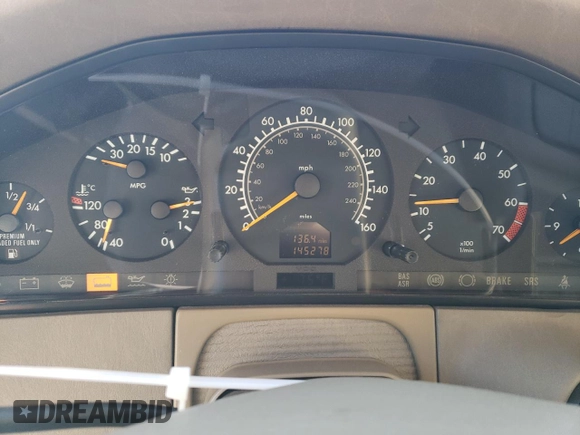 1999 Mercedes-Benz S-Class with VIN WDBGA43G0XA408836, listed as a Copart auction lot 83795814 with 145,278 mi miles and Salvage Title. Bid and sale history available at carsss.com. Image 9.