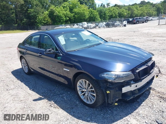 2014 BMW 5 Series 528i z VIN WBA5A5C57ED509930, wystawiony jako IAAI lot #42308771 z przebiegiem 105 286 mil mil oraz . Historia ofert i sprzedaży dostępna na DreamBid. Obrazek 1.