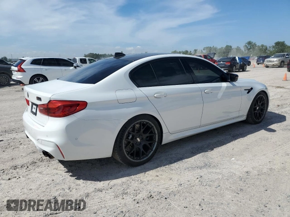 2020 BMW M5 Competition with VIN WBSJF0C0XLCD33495, listed as a Copart auction lot 69428704 with 32,921 mi miles and Salvage Title. Bid and sale history available at carsss.com. Image 3.