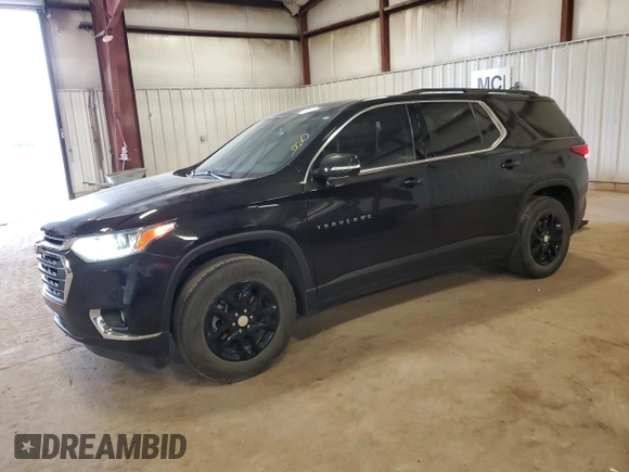 2019 Chevrolet Traverse LT Cloth z VIN 1GNERGKW4KJ264767, wystawiony jako Copart lot #60432015 z przebiegiem 121 426 mil mil oraz Czysty tytuł • Clean title. Historia ofert i sprzedaży dostępna na DreamBid. Obrazek 1.