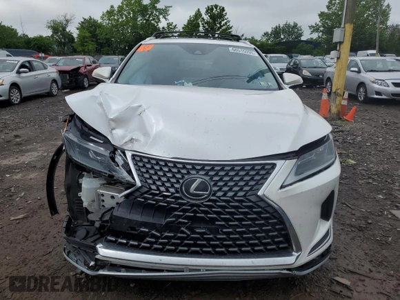 2021 Lexus RX 350 with VIN 2T2HZMDA2MC273810, listed as a Copart auction lot 60515995 with 53,769 mi miles and Salvage title. Bid and sale history available at DreamBid. Image 5.