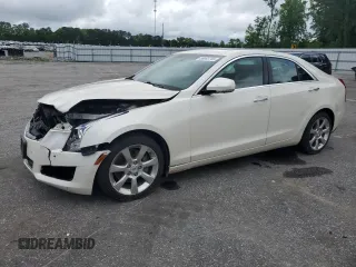 2014 Cadillac ATS Luxury AWD with VIN 1G6AH5RX6E0110457, listed as a Copart auction lot 56693765 with 117,661 mi miles and Salvage title. Bid and sale history available at DreamBid. Image 1.