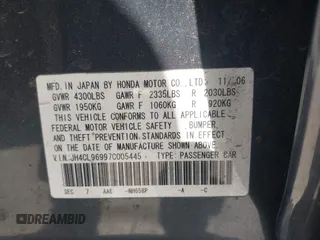 2007 Acura TSX Navi z VIN JH4CL96997C005445, wystawiony jako IAAI lot #42283221 z przebiegiem 215 036 mil mil oraz . Historia ofert i sprzedaży dostępna na DreamBid. Obrazek 9.