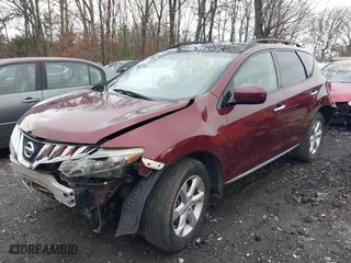 2009 Nissan Murano S with VIN JN8AZ18UX9W008239, listed as a IAAI auction lot 41259533 with 150,050 mi miles. Bid and sale history available at carsss.com. Image 17.