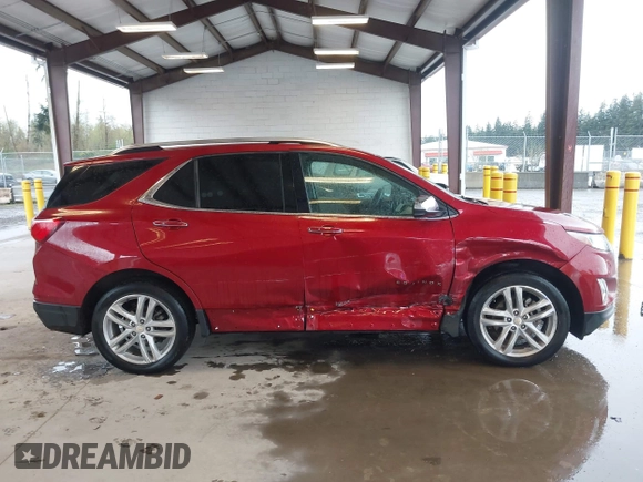 2019 Chevrolet Equinox Premier with VIN 2GNAXYEX8K6223490, listed as a IAAI auction lot 41979705 with 57,462 mi miles. Bid and sale history available at carsss.com. Image 13.