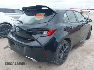 2024 Toyota Corolla Hatchback XSE with VIN JTNC4MBE4R3229869, listed as a IAAI auction lot 42128977 with 15,358 mi miles. Bid and sale history available at carsss.com. Image 4.