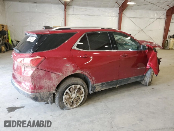 2019 Chevrolet Equinox LT z VIN 2GNAXUEV0K6125254, wystawiony jako Copart lot #54834765 z przebiegiem Nie podano mil oraz Szkoda całkowita • Salvage title. Historia ofert i sprzedaży dostępna na DreamBid. Obrazek 3.