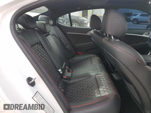 2021 Genesis G70 3.3T with VIN KMTG34LE5MU074535, listed as a Copart auction lot 40277844 with 56,032 mi miles and Non Repairable. Bid and sale history available at carsss.com. Image 10.