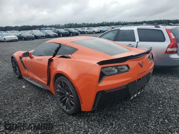 2019 Chevrolet Corvette Z06 2LZ with VIN 1G1YS2D67K5600391, listed as a Copart auction lot 73743904 with 0 mi miles and Salvage Title. Bid and sale history available at carsss.com. Image 2.