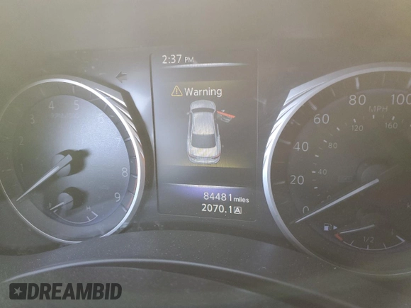 2017 Infiniti Q50 3.0t Sport with VIN JN1EV7AR9HM830609, listed as a Copart auction lot 42365495 with 84,481 mi miles and Salvage Title. Bid and sale history available at carsss.com. Image 9.