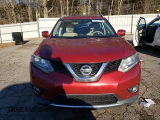 2015 Nissan Rogue SL with VIN 5N1AT2MT0FC832274, listed as a Copart auction lot 47627635 with 0 mi miles and Salvage Title. Bid and sale history available at carsss.com. Image 5.