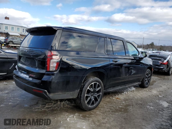 2021 Chevrolet Suburban RST with VIN 1GNSKEKD3MR426399, listed as a Copart auction lot 44674465 with 162,266 mi miles and Salvage Title. Bid and sale history available at carsss.com. Image 3.