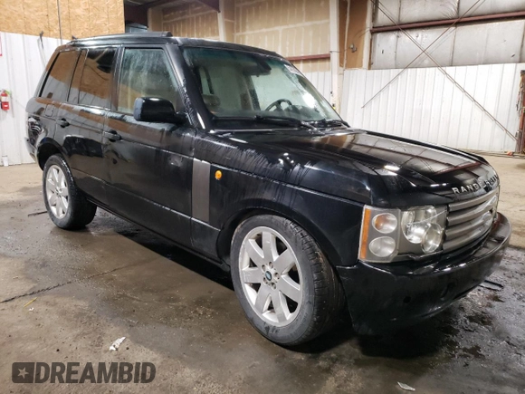 2004 Land Rover Range Rover with VIN SALMF11404A171492, listed as a Copart auction lot 54059945 with Not Provided miles and Salvage Title. Bid and sale history available at DreamBid. Image 4.