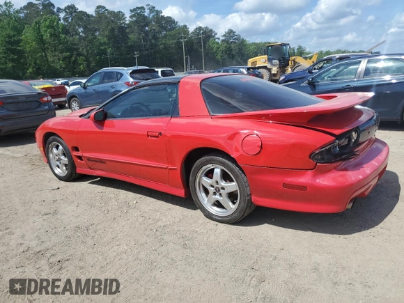 2001 Pontiac Firebird Formula with VIN 2G2FV22G612132427, listed as a Copart auction lot 54536115 with 106,441 mi miles and Salvage title. Bid and sale history available at DreamBid. Image 2.