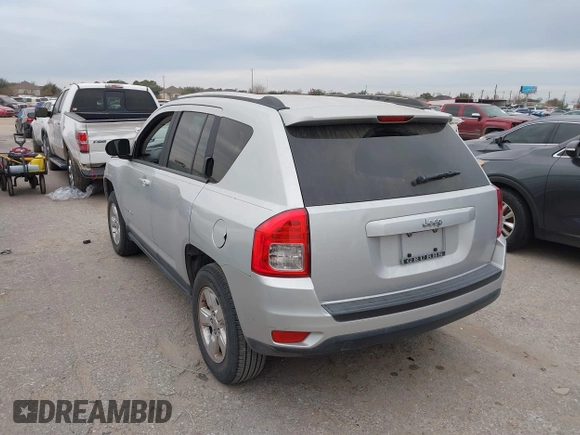 2013 Jeep Compass Sport with VIN 1C4NJCBA7DD100332, listed as a IAAI auction lot 41278779 with 161,668 mi miles. Bid and sale history available at carsss.com. Image 3.