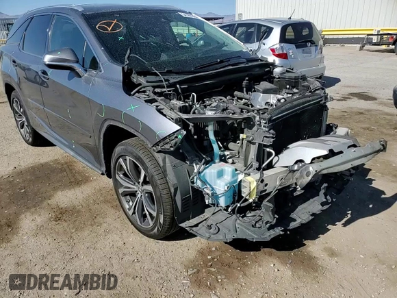 2019 Lexus RX 350L Premium with VIN JTJDZKCA8K2018841, listed as a Copart auction lot 54181935 with 107,276 mi miles and Salvage title. Bid and sale history available at DreamBid. Image 13.