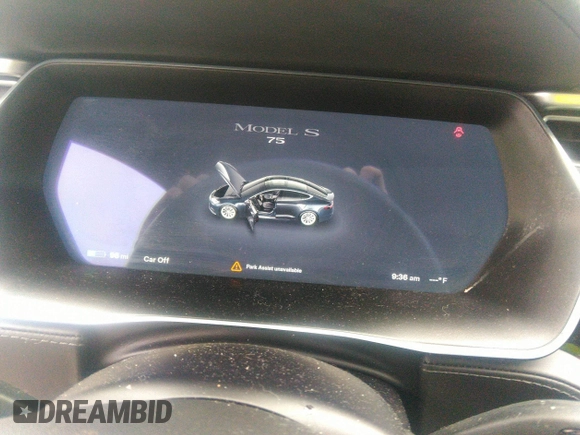2016 Tesla Model S 70 with VIN 5YJSA1E13GF174542, listed as a IAAI auction lot 41169279 with 72,691 mi miles and . Bid and sale history available at DreamBid. Image 7.