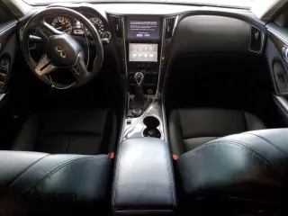 2018 Infiniti Q50 Luxe with VIN JN1EV7AP9JM358612, listed as a Copart auction lot 59427965 with 81,450 mi miles and Salvage title. Bid and sale history available at DreamBid. Image 8.