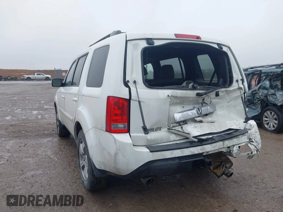 2013 Honda Pilot EX-L with VIN 5FNYF3H52DB014959, listed as a IAAI auction lot 41459164 with 174,136 mi miles and . Bid and sale history available at DreamBid. Image 3.