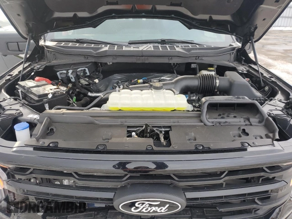 2024 Ford F-150 XLT with VIN 1FTEW3LP8RKD69396, listed as a Copart auction lot 45628915 with 831 mi miles and Salvage Title. Bid and sale history available at carsss.com. Image 11.