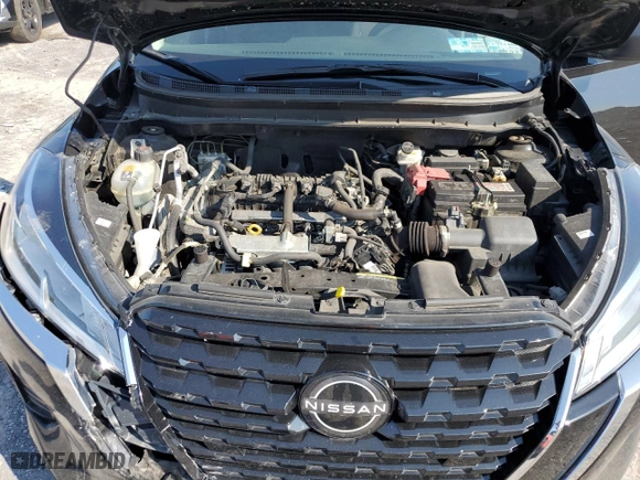 2022 Nissan Kicks S with VIN 3N1CP5BV9NL525943, listed as a Copart auction lot 65404094 with 56,113 mi miles and Salvage Title. Bid and sale history available at carsss.com. Image 12.