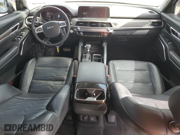2022 Kia Telluride SX with VIN 5XYP5DHC4NG297894, listed as a Copart auction lot 51652305 with 36,308 mi miles and Salvage Title. Bid and sale history available at carsss.com. Image 8.