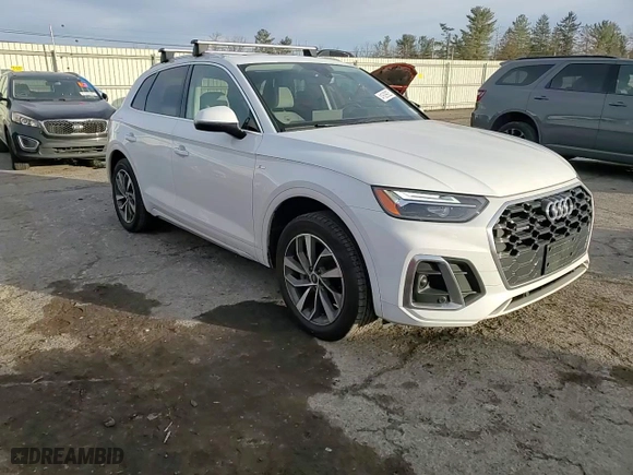 2022 Audi Q5 S line Premium with VIN WA1GAAFY6N2068212, listed as a Copart auction lot 41609925 with 51,094 mi miles and Salvage Title. Bid and sale history available at carsss.com. Image 12.