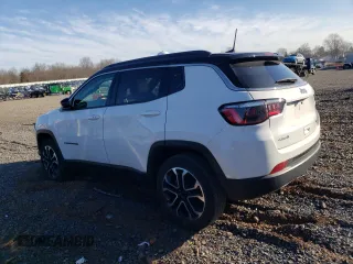 2023 Jeep Compass Limited with VIN 3C4NJDCN9PT525573, listed as a Copart auction lot 48264325 with 14,598 mi miles and Salvage Title. Bid and sale history available at carsss.com. Image 2.