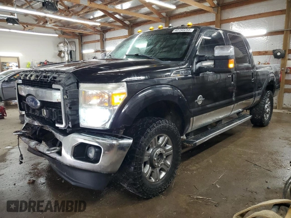 2014 Ford Super Duty F-250 SRW XL with VIN 1FT7W2BTXEEA13722, listed as a Copart auction lot 45193255 with 277,284 mi miles and Salvage Title. Bid and sale history available at carsss.com. Image 1.