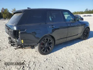 2018 Land Rover Range Rover with VIN SALGW2SE0JA514355, listed as a Copart auction lot 77074334 with 51,410 mi miles and Salvage title. Bid and sale history available at DreamBid. Image 3.