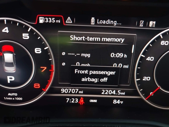 2017 Audi A4 Premium Plus with VIN WAUENAF48HN034366, listed as a IAAI auction lot 42173487 with 90,707 mi miles and . Bid and sale history available at DreamBid. Image 15.